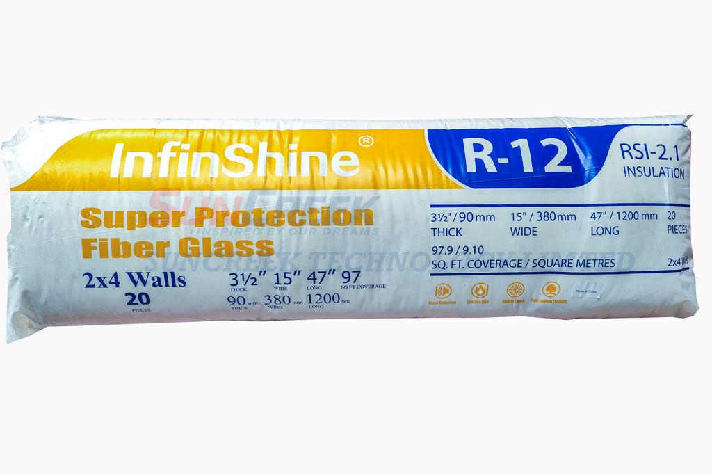 【New Arraval on Nov 10】InfinShine R12 15-inch x 47-inch x 3.5-inch Insulation (97.9 sq.ft.)
