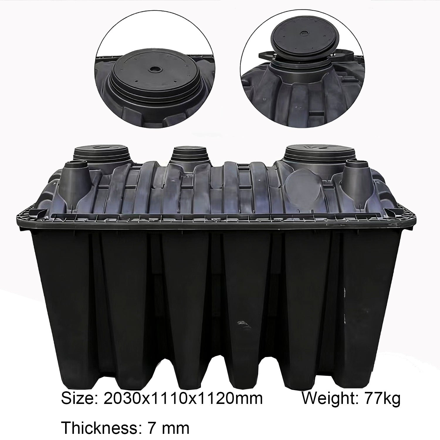 【Clearance】7mm Thick 1500L(400gal) Septic Tanks/sewage septic tank/Water Tanks
